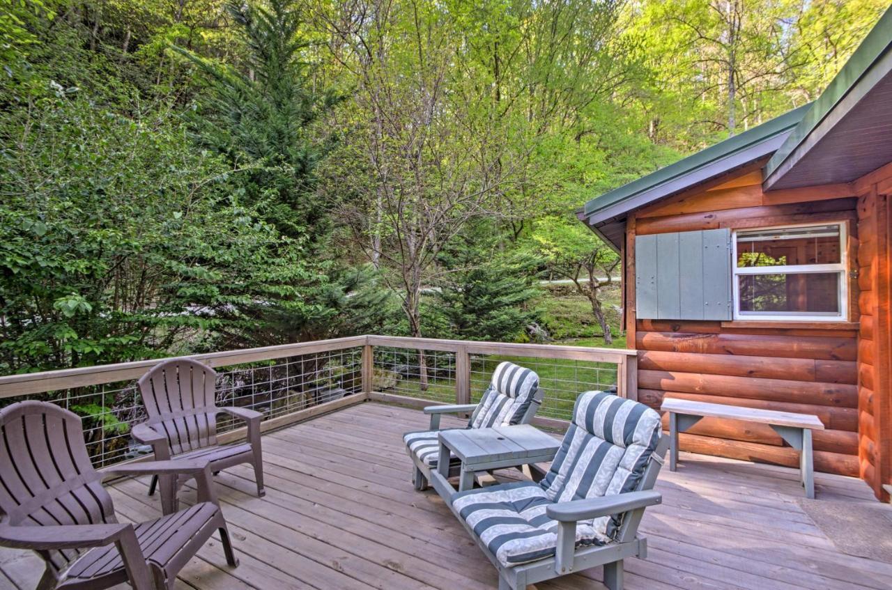 Bryson City Cabin With Fire Pit On Coopers Creek! Экстерьер фото